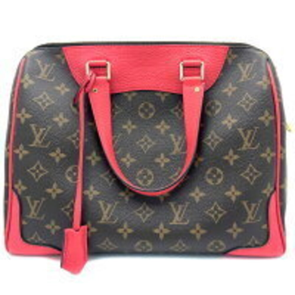 LOUIS VUITTON Retiro Monogram Coquelicot Red Handbag Shoulder Bag